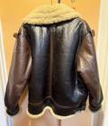 Vintage Lost Worlds Wwii Style B-3 Flight Jacket W  55th Bomb Wing Patch 