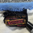 Vintage 60s Rare  69 White Ringer Cotton Football Jersey T-shirt Mens Size M