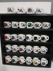 Vintage 1990s 28 Nfl Football Teams Mini Ceramic Coffee Mugs Team Name   Logo 