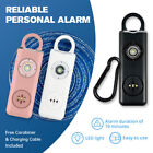 Personal Safety Alarm Rechargeable Self Defense Siren Keychain Lady Women Female
