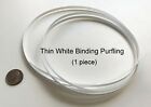 Thin Abs Plastic Binding Guitar Luthier 3 Colors White Ivory Or Black