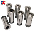7pc 5c  Hex  Collet Set 0 0006tir 1 4   5 16   3 8   1 2   5 8   3 4   7 8 