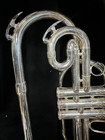 King 1121s Silver Marching Mellophone W case Excellent Condition - Make An Offer