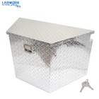 29 Inch Utility Trailer Tongue Box Aluminum For Camper Pickup Truck Tool Storage