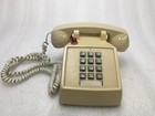 Vintage Cortelco Push Button Touch Tone Desk Phone Beige 250044-vba-27m