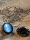 Harley Davidson 100th Anniversary Emblem Leather Motorcycle Vest Mens X-large