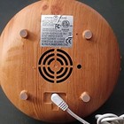 Serene House Aa20 Woodgrain Electric Oil Diffuser Usb Cord Brown white