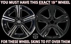 4 Fits Honda Accord Se Sport 2023-2026 Black 19  Wheel Skins Rim Covers Hub Caps