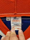 Ccm Edmonton Oilers Vintage Style Blue Authentic Nhl Jersey W fight Strap 54
