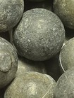 Hundreds Of Various 1 2  Antique Lead Musket Balls Bullets Various Some Marked M