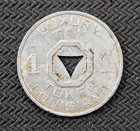 1936 Louisiana 1 Mill Luxury Tax Token La-s1 Aluminum