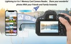 Lightning To Sd Card Reader - 4 In 1 Memory Adapter 4in1 Card  White