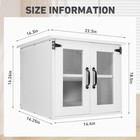 Little Library Box Outdoor 22 3 X 20 X 18 5 Inch Wooden Library Box Outdoor For 