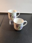 Set Of 2 Vintage Noritake  Gourmet Garden Mug Clematis 7940 8