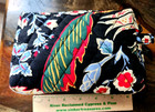 Vera Bradley Floral Small Makeup Cosmetic Bag Plastic Lined Nwot