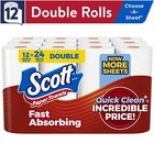 Scott Paper Towels  Choose-a-sheet  12 Double Rolls