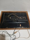 Vintage 1984 Coors Beer Lighted Mirror Sign In Oak Frame 17  X 25  