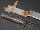 Wwii Usn Mark Mk 2 Fighting Knife Camillus Ny   Nord 4723  bm Co  Scabbard  1943