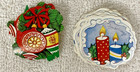 Lot Vintage Christmas Holiday Gift Seals Stickers 15 Ornament 28 Candles Holly