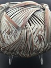 Vintage Japanese Ikebana Woven Bamboo Basket  6 In x 8in 