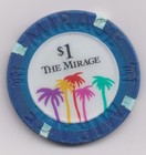  1 Mirage Casino Chip Las Vegas Nv 1996