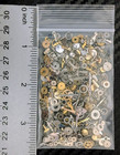Old Vintage Watch Parts Lot Steampunk Jewelry   Resin Supply Under 1 4  30 Grams