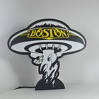 Boston Band 3d Lightbox   Led Lights    light Up Your Space With Boston Rock 