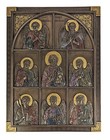 12  Jesus And The 7 Archangels Michael Gabriel Uriel    Wall Plaque Bronze Color