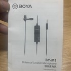 Boya By-m1 Universal Lavalier Microphone Clip On Mic For Video  Phone  Pc No Box