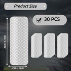 Dcsgk Reflective Tape 30 Pcs - Waterproof Self-adhesive Safety Stickers  Dot-   