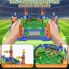 Mini Foosball Table Soccer Board Games For Kids 3-12  Tabletop Soccer Game