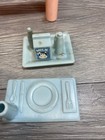 Vintage Lot 1991 Playskool Victorian Style Dollhouse House Furniture Accessories