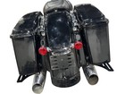 Gloss Black Touring Saddlebag Armor Fits Harley 09-24 Road Glide Street Glide