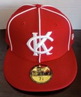 Kansas City Monarchs Negro League New Era 59fifty Hat Red Size 7 3 8