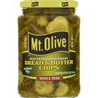  2 Pack  Mt  Olive Old Fashion Sweet Bread   Butter Pickle Chips  24 Fl Oz Jar  