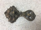 Vintage Drop Drawer cabinet  Pull Nice Old Ornate Pull Marked F 1333