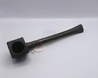 Vintage Continent Rusticated Briar Smoking Pipe Facet Panel Billiard Estate