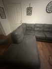 Intex Inflatable Corner Living Room Air Mattress Sectional Sofa Couch