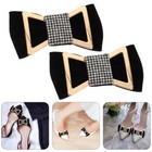1 Pair Shoe Clips Buckles Bow Rhinestones Shoe Clips Women Shoe Ornaments