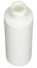 4 Oz White Hdpe Plastic Cylinder Bottles 24 410 Finish - 468 box