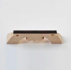 1x Chinese Ruan Bridge        Ebony Insert Parts Material Fix Restore Ruan Making