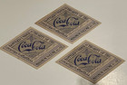 Lot Of  3   -  Original Coca-cola Coke Bottle Label Straight Sided Early 1900   s