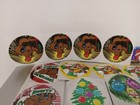 Vintage Smilemakers Christmas Stickers Lot  2 5    Inches- Rudolph  1980s 90s