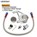 Chrome Oil Pressure Gauge Kit For Harley Twin Cam Touring Dyna Softail 1999-2017