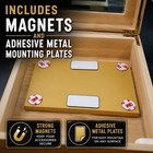Boveda Pack Magnetic Mount Humidity Pack Holder 4 Size 60 Cigar Humidor Stacked