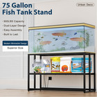 55-75 Gallon Fish Tank Stand With Power Outlets  900lbs Capacity Aquarium Stand 