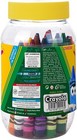 Crayola Jumbo Crayons 28 Count Jar Assorted Colors Kids Art Supplies Non-toxic