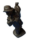 Vintage Hand Carved Wooden Traveling Man Folk Art Figurine