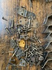 Vtg Singer Sewing Machine Table Cabinet Desk Knee Hardware Parts Hinges Etc