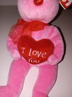 Ty Beanie Baby Babies Adore Pink Bear 2004 Plush Valentines Love